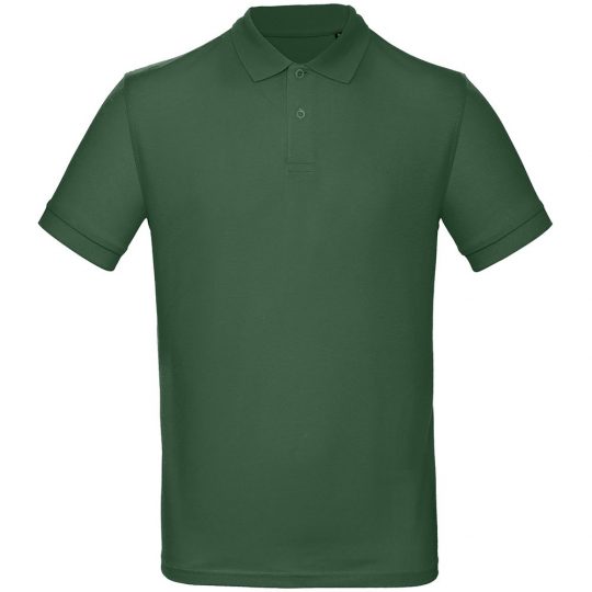 Рубашка поло мужская Inspire темно-зеленая, размер M
