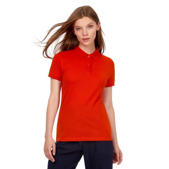 Рубашка поло женская Inspire красная, размер XS