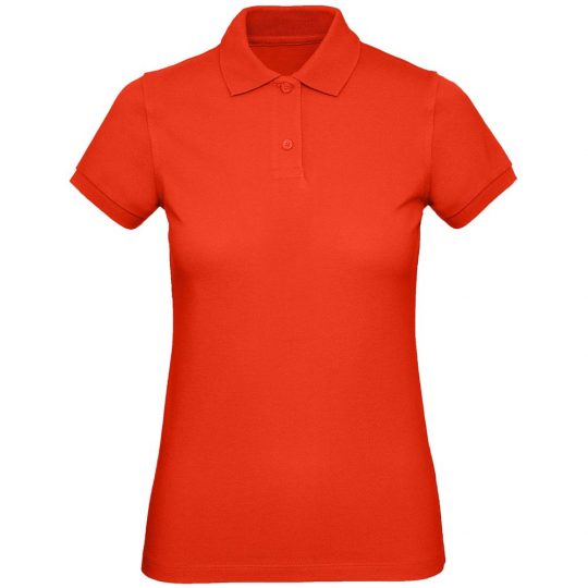 Рубашка поло женская Inspire красная, размер L