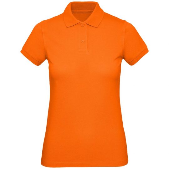Рубашка поло женская Inspire оранжевая, размер L