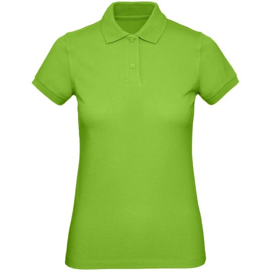Рубашка поло женская Inspire зеленое яблоко, размер M