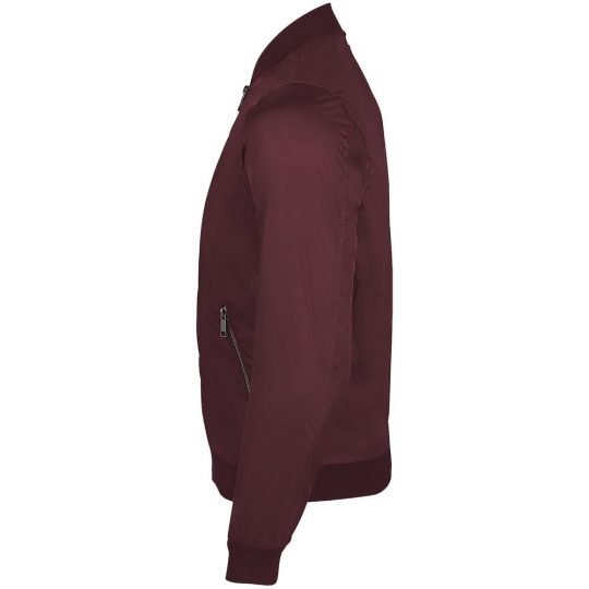 Куртка унисекс ROSCOE бордовая, размер L