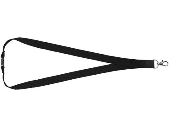 Хлопковый шнурок Dylan с предохранительным зажимом, черный, арт. 017204503
