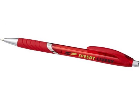 Шариковая ручка с резиновой накладкой Turbo, красный, арт. 017205103