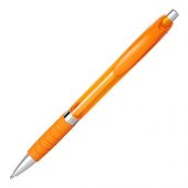 Шариковая ручка с резиновой накладкой Turbo, оранжевый, арт. 017205203
