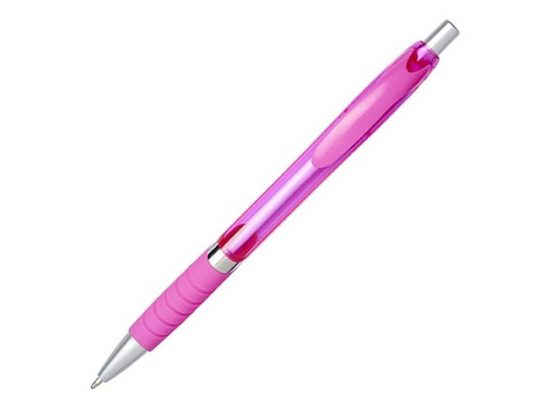 Шариковая ручка с резиновой накладкой Turbo, розовый, арт. 017205503