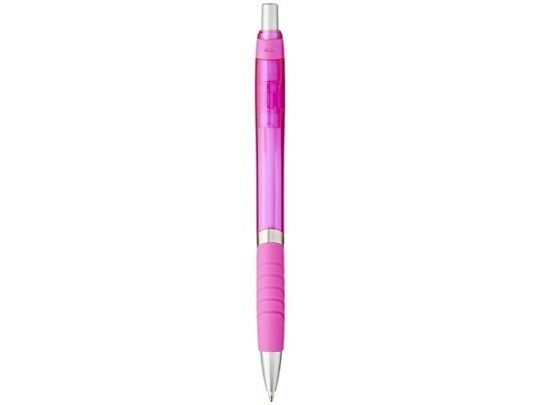 Шариковая ручка с резиновой накладкой Turbo, розовый, арт. 017205503