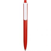Ручка пластиковая трехгранная шариковая Lateen, красный/белый, арт. 017197703