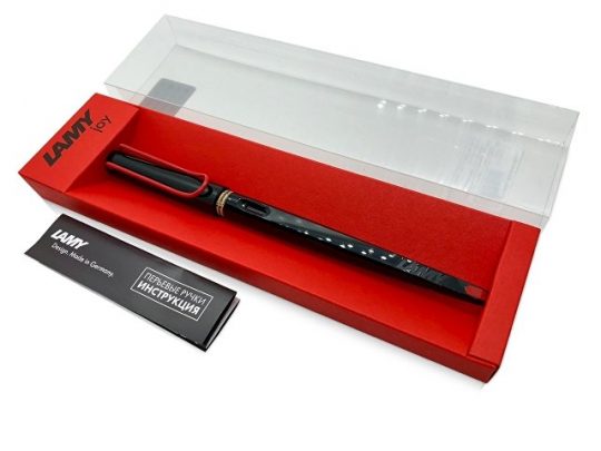 Ручка перьевая 015 joy, Черный/красный клип, 1.5 mm, арт. 017218603