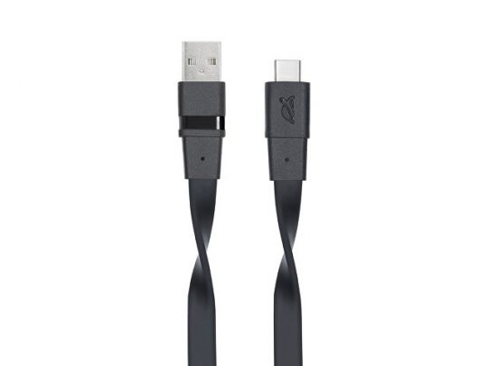 Кабель USB Type C 3.0 – Type A 1.2м BK12, черный, арт. 017252303