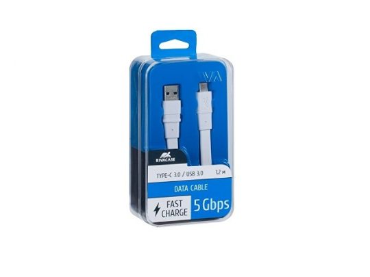 Кабель USB Type C 3.0 – Type A 1.2м WT12, белый, арт. 017252403