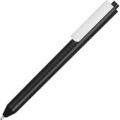 Ручка шариковая Pigra модель P03 PMM, черный/белый, арт. 017228603