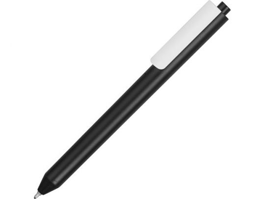Ручка шариковая Pigra модель P03 PMM, черный/белый, арт. 017228603