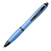 Шариковая ручка Nash из пшеничной соломы с черным наконечником, синий, арт. 017505103