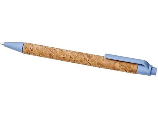 Шариковая ручка Midar из пробки и пшеничной соломы, cиний, арт. 017505903