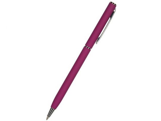 Ручка Bruno Visconti Palermo шариковая автоматическая, бордовый металлический корпус, 0,7 мм, синяя, арт. 017356603