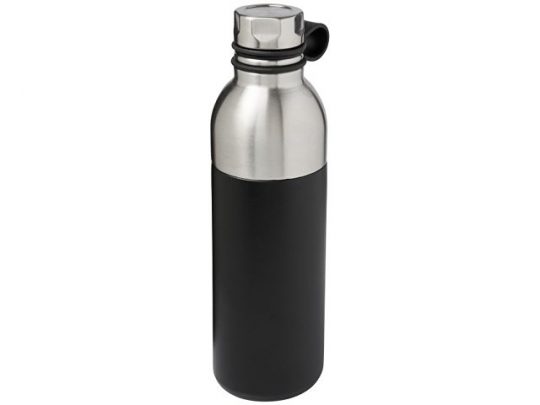 Медная спортивная бутылка с вакуумной изоляцией Koln объемом 590 мл, черный, арт. 017491603