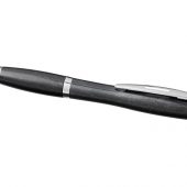 Шариковая ручка Nash из пшеничной соломы с хромированным наконечником, черный, арт. 017503803