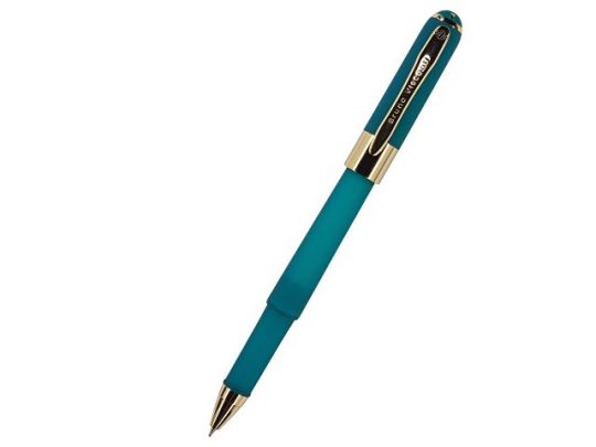 Ручка Bruno Visconti пластиковая шариковая Monaco, 0,5мм, синие чернила, морская волна, арт. 017429303