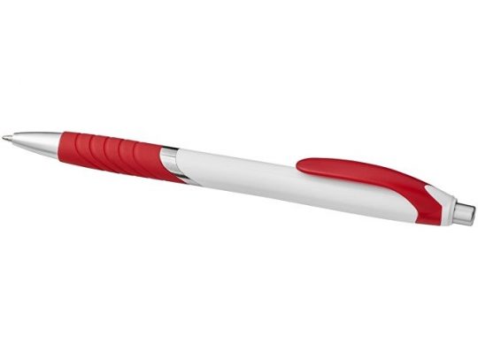 Шариковая ручка с резиновой накладкой Turbo, белый,красный, арт. 017503503