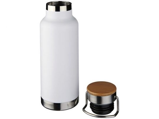 Медная спортивная бутылка с вакуумной изоляцией Thor объемом 480 мл, белый, арт. 017495403