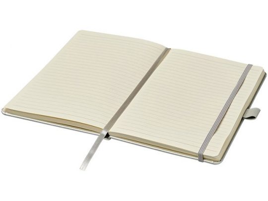 Записная книжка Nova формата A5 с переплетом, серебристый (А5), арт. 017506503