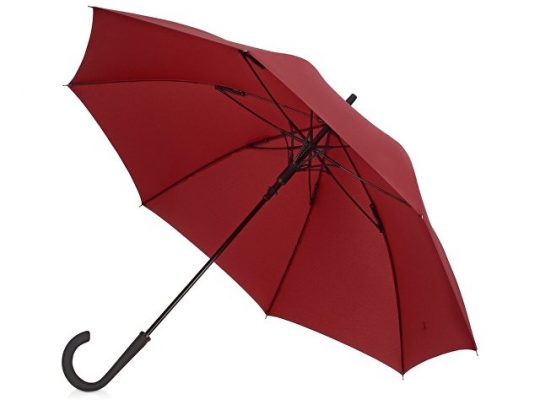 Зонт-трость Bergen, полуавтомат, бордовый, арт. 017389803