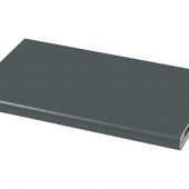Алюминиевый повербанк Pep емкостью 4000 мА/ч, titanium, арт. 017490703