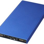 Алюминиевое портативное зарядное устройство Plate 8000 мА∙ч, синий, арт. 017512403