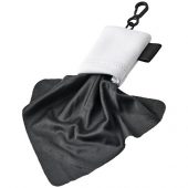 Очищающая салфетка Clear из микрофибры в чехле, черный, арт. 017498803