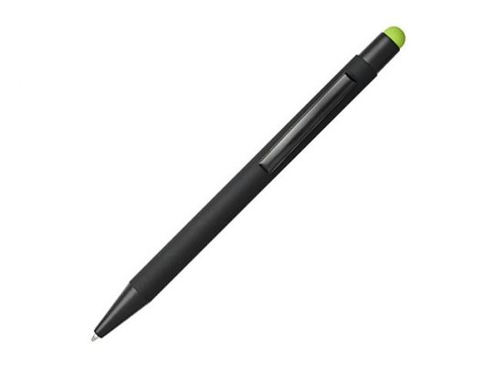 Резиновая шариковая ручка-стилус Dax, черный, арт. 017507803