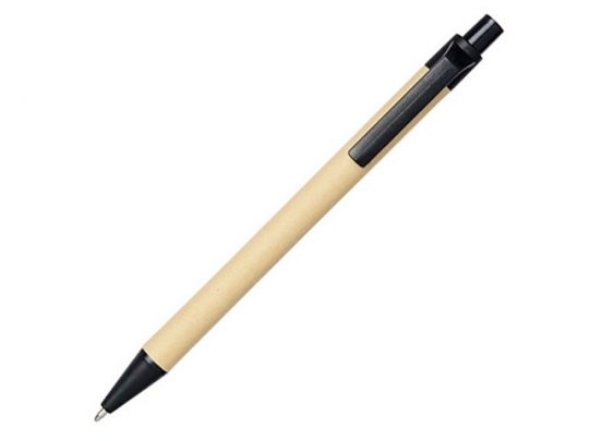 Шариковая ручка Berk из переработанного картона и кукурузного пластика, черный, арт. 017505303