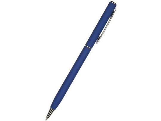 Ручка BrunoVisconti Palermo шариковая  автоматическая, синий металлический корпус, 0,7 мм, синяя, арт. 017356903