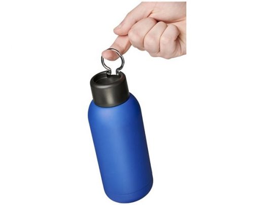 Спортивная бутылка с вакуумной изоляцией Brea объемом 375 мл, cиний, арт. 017496903