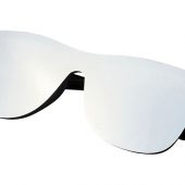 Солнцезащитные очки Shield с полностью зеркальными линзами, серебристый, арт. 017498703