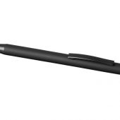 Резиновая шариковая ручка-стилус Dax, черный, арт. 017507503
