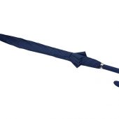 Зонт-трость полуавтомат с прорезиненной ручкой, темно-синий, арт. 017349403