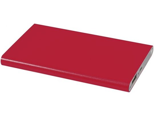 Алюминиевый повербанк Pep емкостью 4000 мА/ч, красный, арт. 017490503