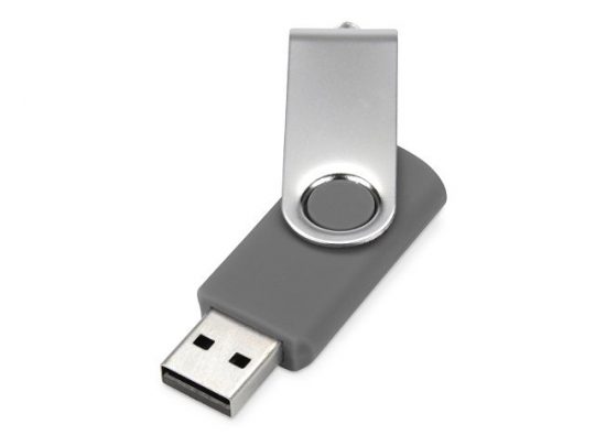 Флеш-карта USB 2.0 16 Gb Квебек, тесно-серый (16Gb), арт. 017404103