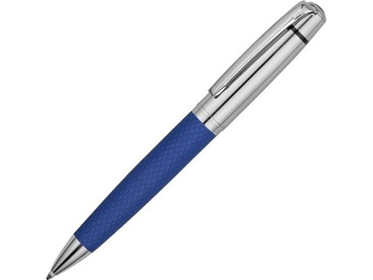 Ручка шариковая Антей с кожаной вставкой, синий, арт. 017423303