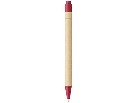 Шариковая ручка Berk из переработанного картона и кукурузного пластика, красный, арт. 017505403