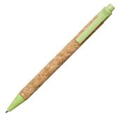 Шариковая ручка Midar из пробки и пшеничной соломы, зеленый, арт. 017506003