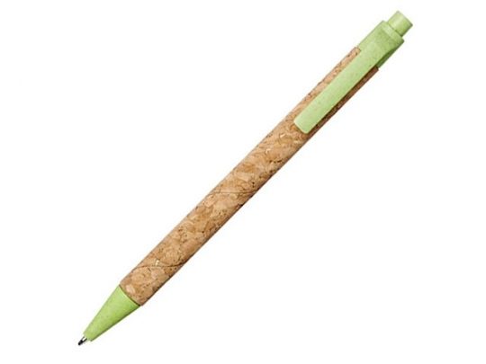 Шариковая ручка Midar из пробки и пшеничной соломы, зеленый, арт. 017506003