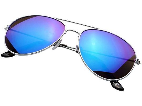 Солнечные очки Aviator с цветными зеркальными линзами, фуксия, арт. 017497803