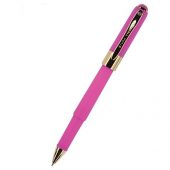 Ручка Bruno Visconti пластиковая шариковая Monaco, 0,5мм, синие чернила, ярко-розовый, арт. 017428003
