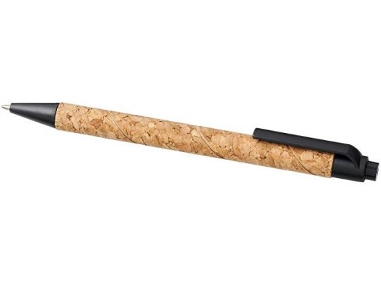 Шариковая ручка Midar из пробки и пшеничной соломы, черный, арт. 017505803
