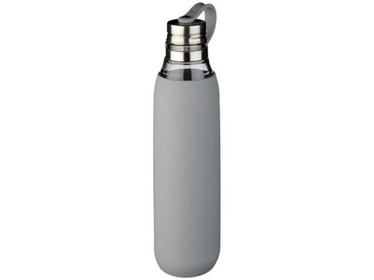 Стеклянная спортивная бутылка Oasis объемом 650 мл, серый, арт. 017495003