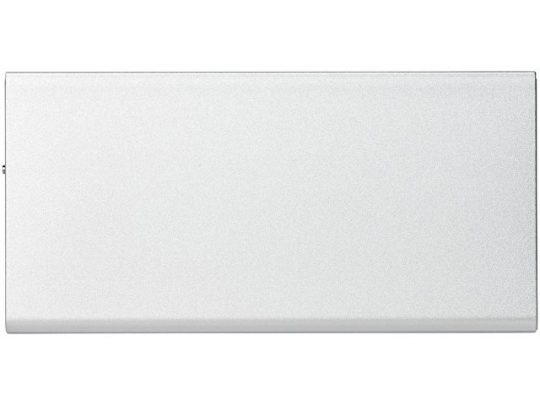 Алюминиевое портативное зарядное устройство Plate 8000 мА∙ч, серебристый, арт. 017512303
