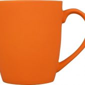 Кружка керамическая с покрытием софт тач оранжевая, арт. 017379403