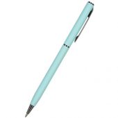 Ручка Palermo шариковая  автоматическая, нежно- голубой металлический корпус, 0,7 мм, синяя, арт. 017357003
